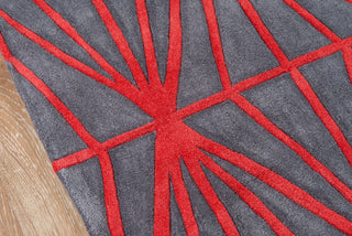 Momeni Bliss BS-13 Red Area Rug Closeup