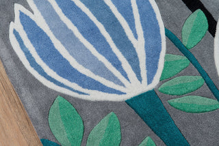 Momeni Bliss BS-18 Grey Area Rug Closeup