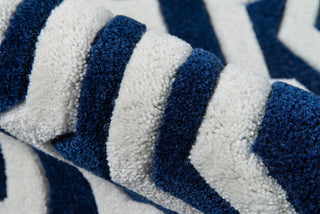 Momeni Bliss BS-21 Navy Area Rug Detail Shot