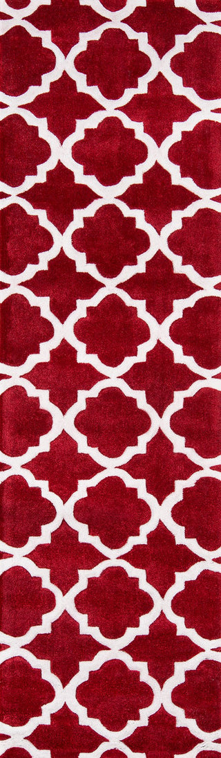 Momeni Bliss BS-26 Red Area Rug Runner