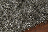 Chandra Blossom BLO-29400 Charcoal/Grey/Ivory Area Rug Detail