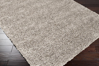 Surya Blossom BLO-1002 Light Gray Hand Woven Area Rug 5x8 Corner
