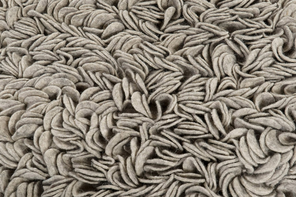 Surya Blossom BLO-1002 Light Gray Hand Woven Area Rug Sample Swatch
