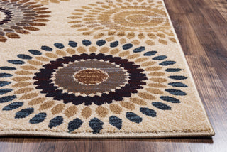 Rizzy Bellevue BV3974 ivory/tan Area Rug Detail Image