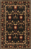 Surya Bungalo BNG-5019 Black Hand Tufted Area Rug 5' X 8'
