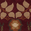 Surya Bungalo BNG-5020 Burgundy Hand Tufted Area Rug Sample Swatch