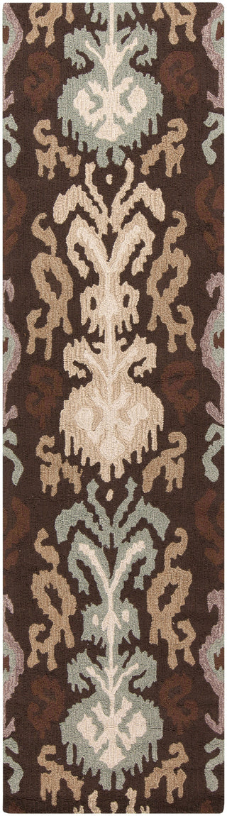 Surya Brentwood BNT-7673 Chocolate Area Rug 2'3'' x 8' Runner