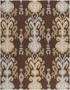 Surya Brentwood BNT-7673 Chocolate Hand Hooked Area Rug 8' X 10'