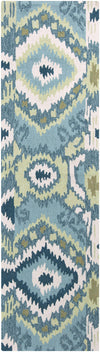 Surya Brentwood BNT-7678 Teal Hand Hooked Area Rug 2'3'' X 8' Runner