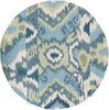 Surya Brentwood BNT-7678 Teal Area Rug 6' Round