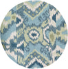 Surya Brentwood BNT-7678 Teal Area Rug 6' Round