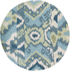 Surya Brentwood BNT-7678 Teal Area Rug 6' Round