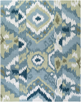 Surya Brentwood BNT-7678 Teal Hand Hooked Area Rug 8' X 10'