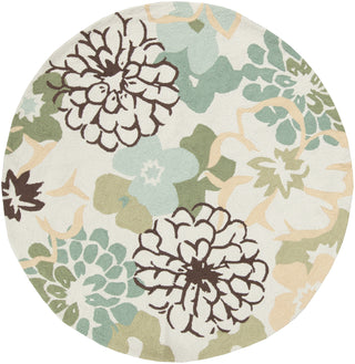 Surya Brentwood BNT-7692 Beige Area Rug 6' Round