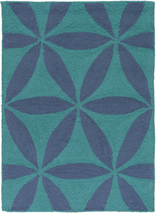 Surya Brentwood BNT-7695 Teal Area Rug 2' x 2'9''