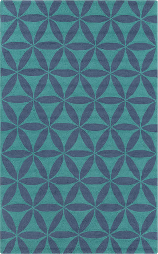 Surya Brentwood BNT-7695 Teal Area Rug 5' x 8'