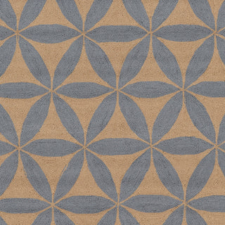 Surya Brentwood BNT-7697 Tan Hand Hooked Area Rug Sample Swatch