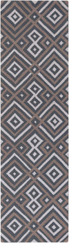 Surya Brentwood BNT-7698 Charcoal Area Rug 2'3'' x 8' Runner