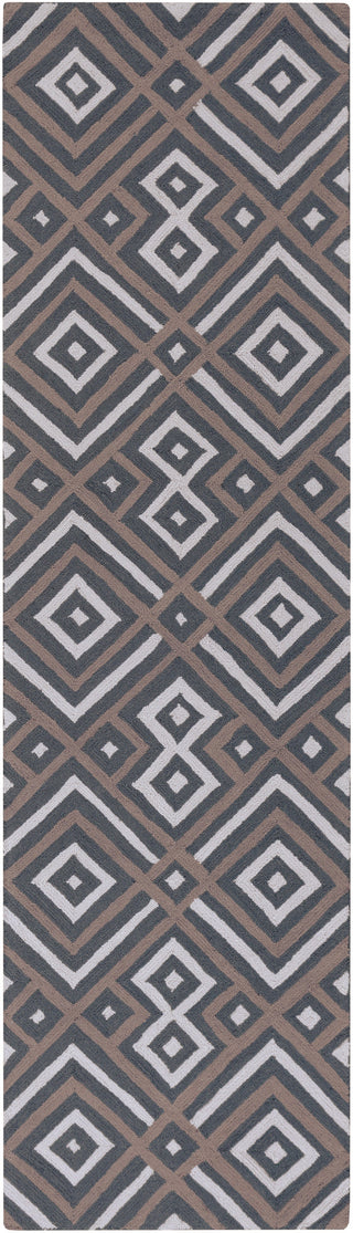 Surya Brentwood BNT-7698 Charcoal Area Rug 2'3'' X 8' Runner