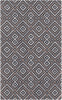 Surya Brentwood BNT-7698 Charcoal Hand Hooked Area Rug 5' X 8'