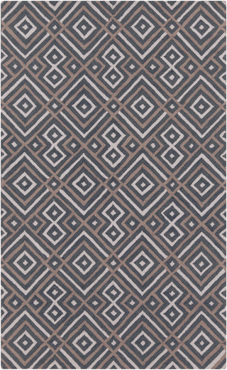 Surya Brentwood BNT-7698 Charcoal Hand Hooked Area Rug 5' X 8'