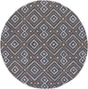 Surya Brentwood BNT-7698 Charcoal Area Rug 6' Round