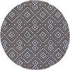 Surya Brentwood BNT-7698 Charcoal Area Rug 6' Round