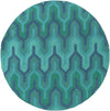 Surya Brentwood BNT-7700 Teal Area Rug 6' Round