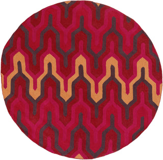 Surya Brentwood BNT-7701 Cherry Area Rug 6' Round