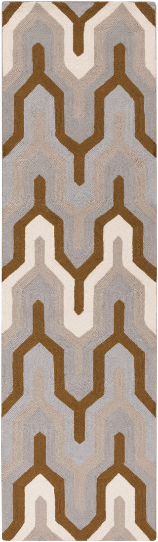 Surya Brentwood BNT-7702 Grey Area Rug 2'3'' x 8' Runner