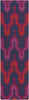Surya Brentwood BNT-7703 Magenta Area Rug 2'3'' X 8' Runner