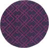 Surya Brentwood BNT-7705 Magenta Area Rug 6' Round
