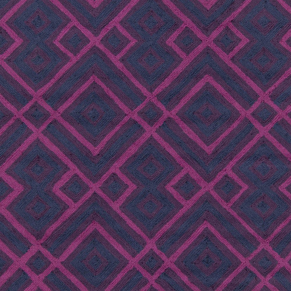 Surya Brentwood BNT-7705 Magenta Hand Hooked Area Rug Sample Swatch