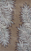 KAS Home 1003 Caramel Folia Hand Tufted Area Rug by Bob Mackie