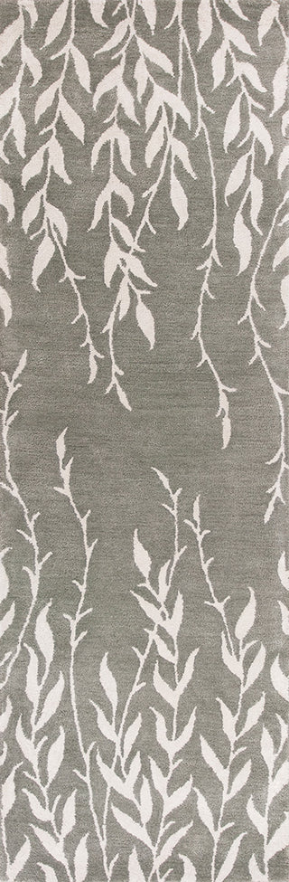 KAS Home 1005 Silver Tranquility Area Rug by Bob Mackie 