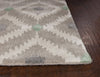 KAS Home 1017 Silver/Grey Mirage Area Rug by Bob Mackie  Feature