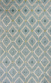 KAS Home 1018 Ice Blue Mirage Hand Tufted Area Rug by Bob Mackie