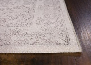 KAS Home Vintage 1312 Ivory Damascus Machine Woven Area Rug by Bob Mackie 