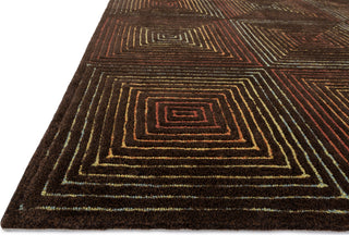 Loloi Boca BH-01 Brown / Multi Area Rug Corner Shot