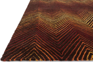 Loloi Boca BH-05 Brown / Spice Area Rug Corner Shot