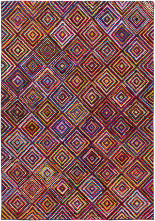 Surya Boho BOH-2002 Magenta Hand Hooked Area Rug 8' X 11'