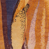 Surya Brought To Light BOL-4000 Burnt Orange Hand Knotted Area Rug by Robert Langford Sample Swatch