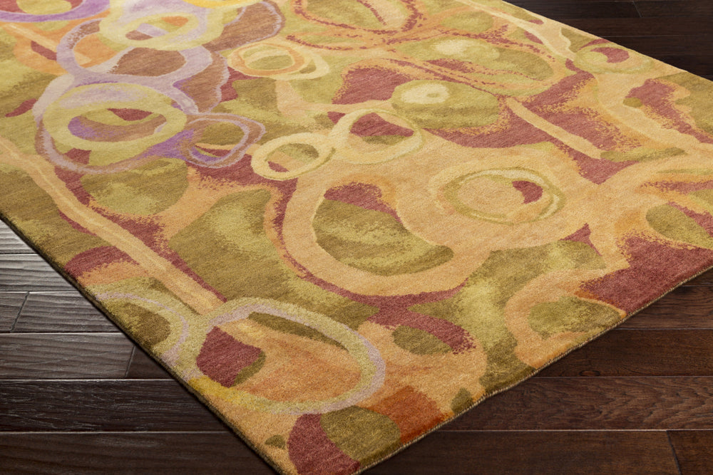 Surya Brought To Light BOL-4004 Area Rug by Robert Langford Corner Shot Feature
