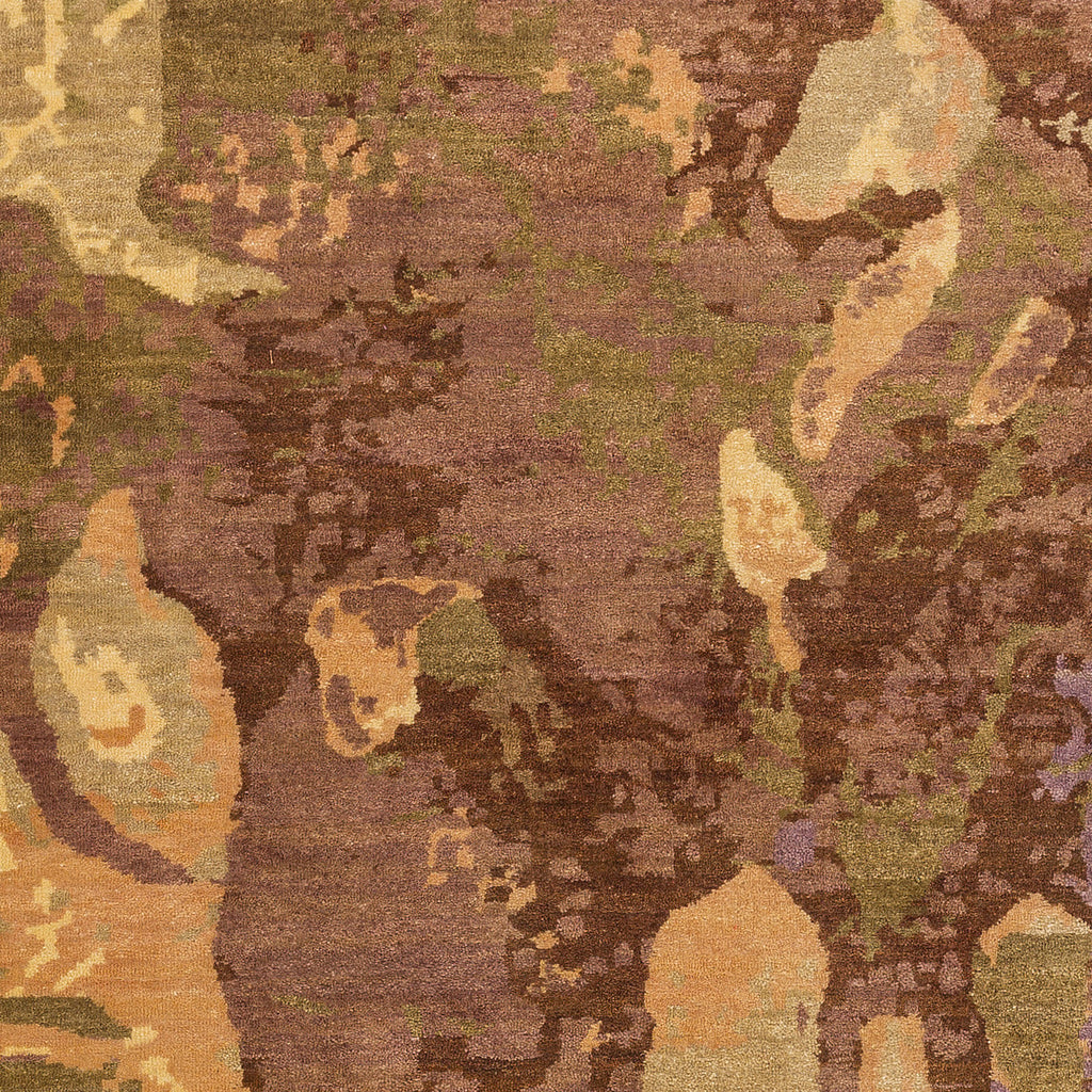 Surya Brought To Light BOL-4005 Mauve Hand Knotted Area Rug by Robert Langford Sample Swatch
