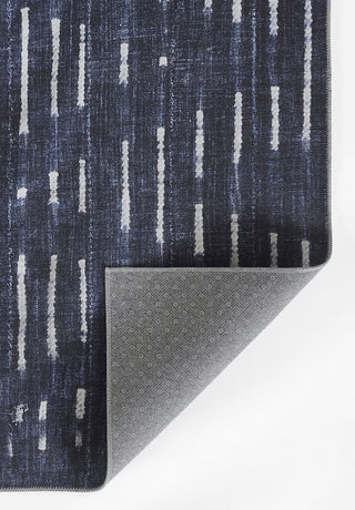 Momeni Bolt BOL-1 Denim Area Rug by Novogratz Round Image