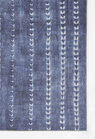 Momeni Bolt BOL-3 Denim Area Rug by Novogratz Corner Image