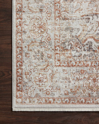 Loloi Bonney BNY-01 Ivory / Sunset Area Rug Corner Image