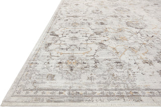 Loloi Bonney BNY-03 Ivory / Dove Area Rug Corner Image