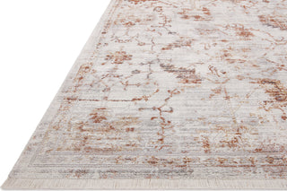 Loloi Bonney BNY-04 Silver / Sunset Area Rug Corner Image