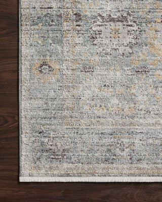 Loloi Bonney BNY-06 Teal / Gold Area Rug Corner Image